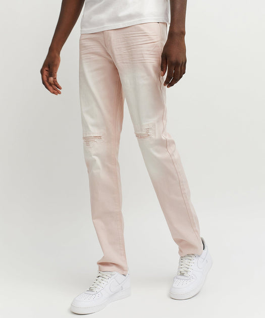 Pink jeans for men online  The perfect denim at ZALANDO