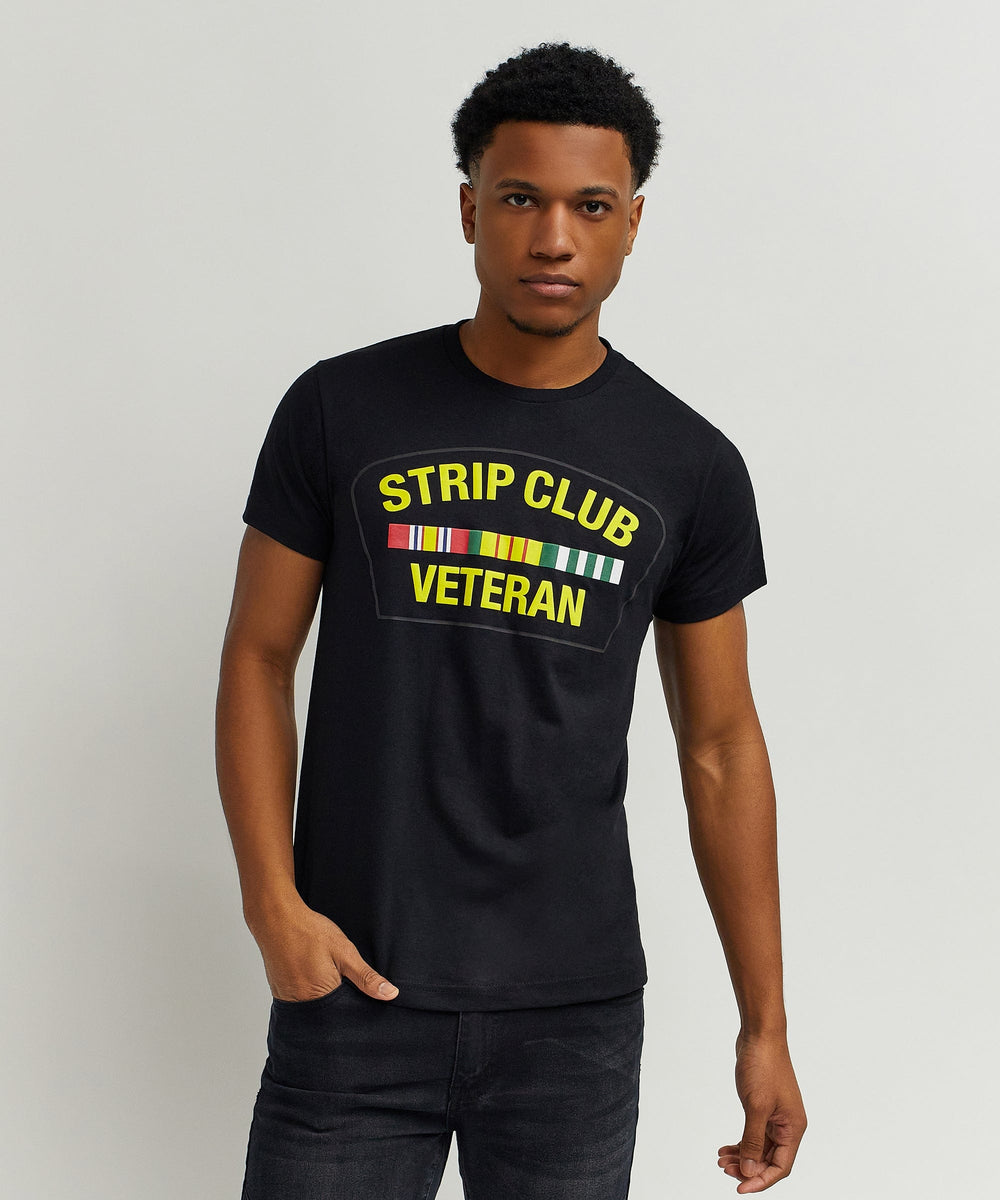 Strip Club Veteran Short Sleeve Tee - Black – Reason Clothing