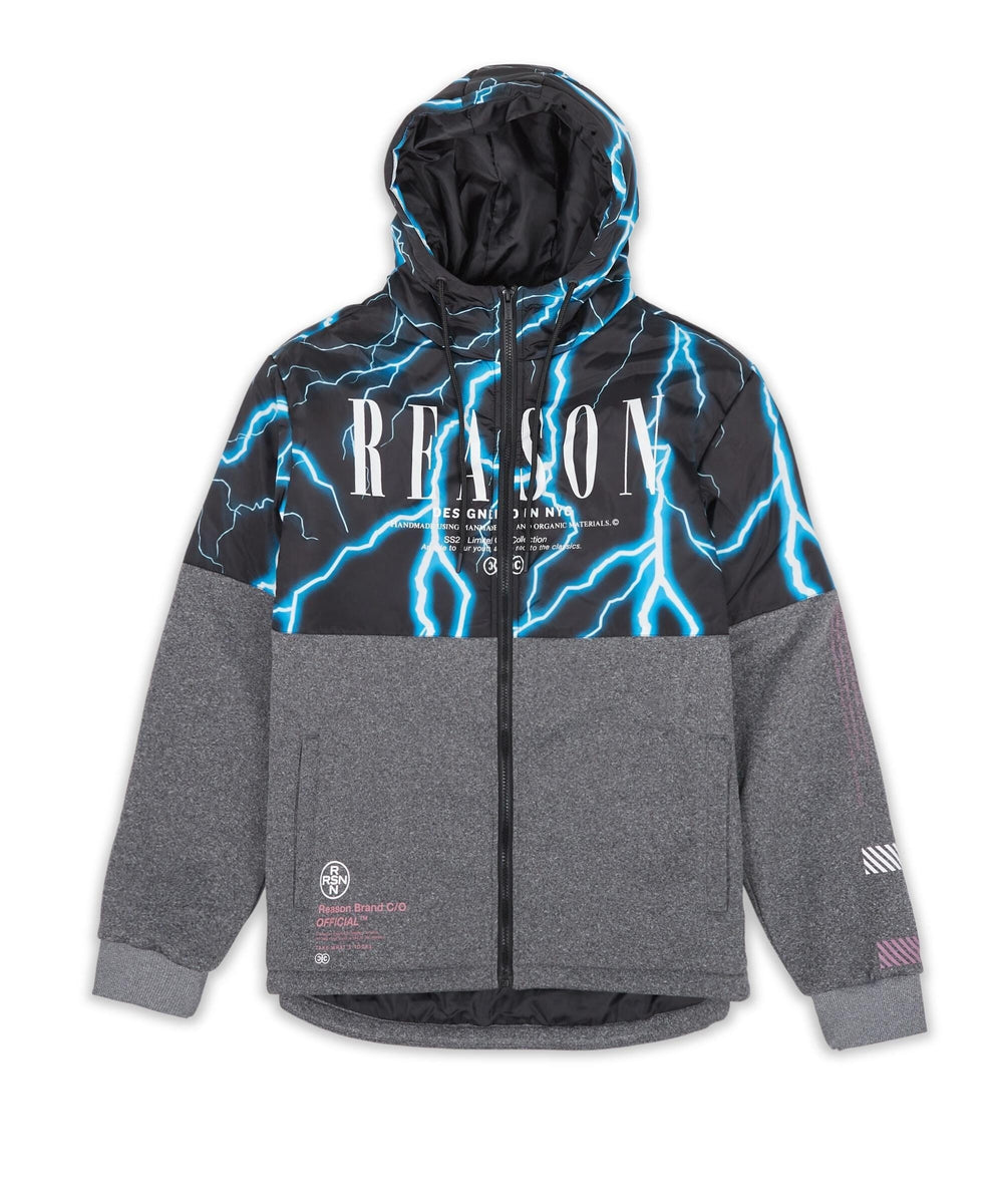 Lightning Bolt Hybrid Jacket With Hoodie – Reason Clothing