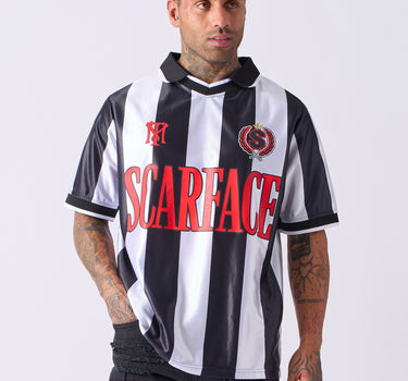 Scarface Soccer Jersey - Black&White