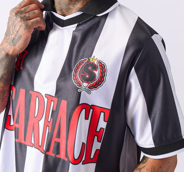Scarface Soccer Jersey - Black&White