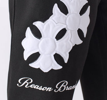 Rebellion Architects Applique Jogger - Black