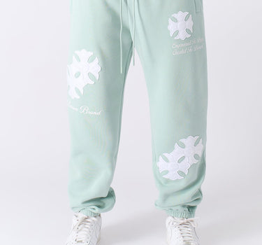 Rebellion Architects Applique Jogger - Medium Blue