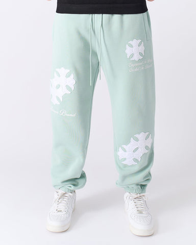 Rebellion Architects Applique Jogger - Medium Blue