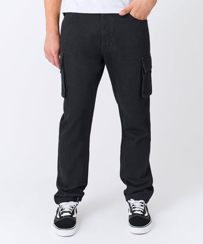 Workwear Cargo Pants - Black
