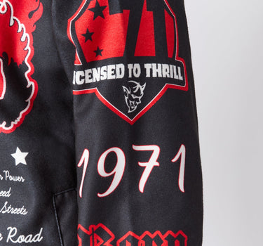 Dodge Demon Hell Varsity Jacket - Black