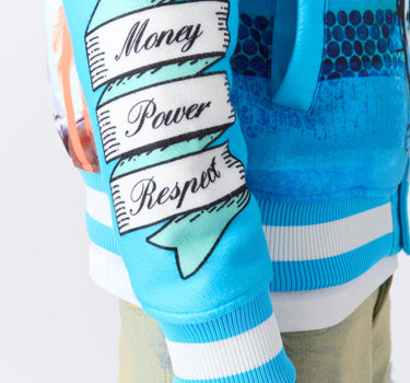 Scarface Retro Varsity Jacket - Blue