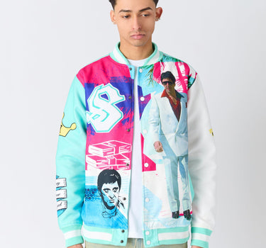 Scarface Retro Varsity Jacket - Multi