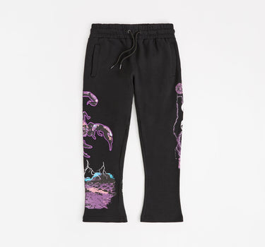 All We Ask Is Trust Applique Jogger - Black