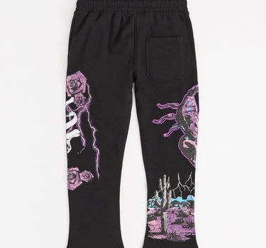 All We Ask Is Trust Applique Jogger - Black