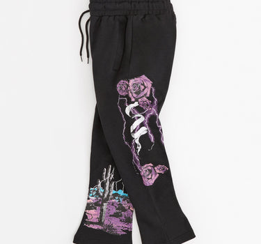 All We Ask Is Trust Applique Jogger - Black