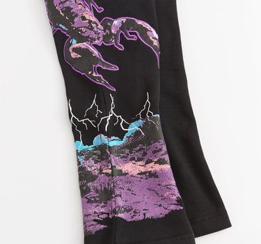 All We Ask Is Trust Applique Jogger - Black