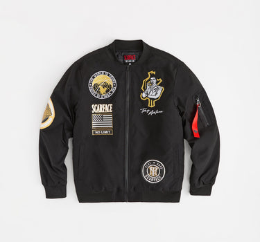 Scarface Bomber Jacket - Black