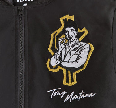 Scarface Bomber Jacket - Black