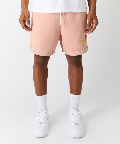 Clubmaster Embroidered Shorts - Sand