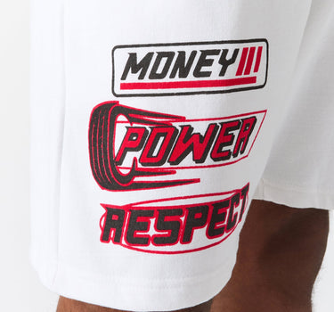 Scarface Racing Short - White