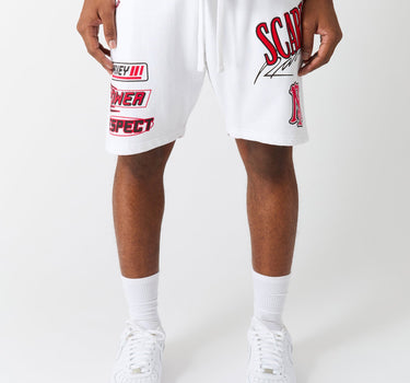 Scarface Racing Short - White