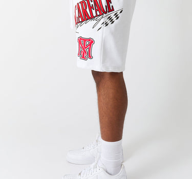 Scarface Racing Short - White