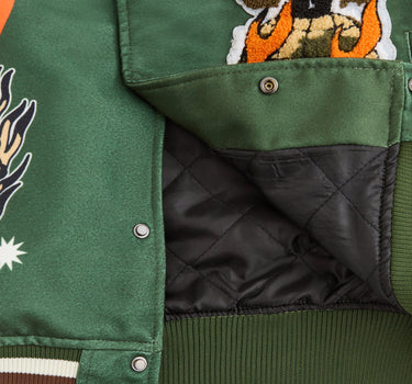 Rise Above Varsity Jacket - Green