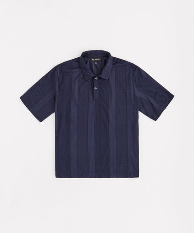 JACQUARD KNIT POLO SHIRT