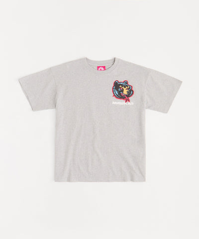 Mishka Eyeball Graphic Print Short Sleeve Tee - Grey