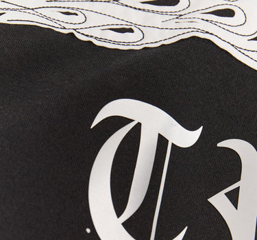 Reckless Trouble Rhinestone Hoodie - Black