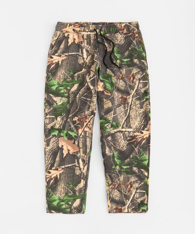 Essential Heavyweight Fleece Baggy Fit Open Hem Sweats - Dark Brown Tree