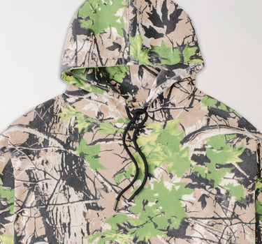 Essential Boxy Fit Heavyweight Pullover Hoodie - Green Tree