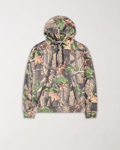 Essential Heavyweight Fleece Baggy Fit Hoodie - Brown Tree