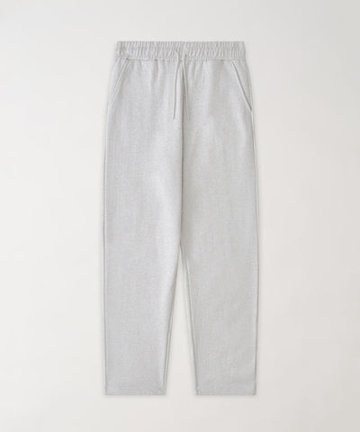 Essential Heavyweight Fleece Baggy Fit Open Hem Sweats - Heather Grey