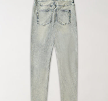 Ripped And Repaired Denim Jeans - Blue
