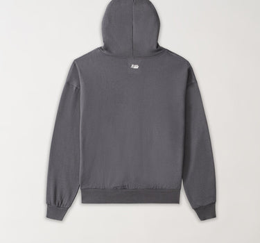 Essential Heavyweight Fleece Baggy Fit Comfy Zip Up Hoodie - Dark Grey