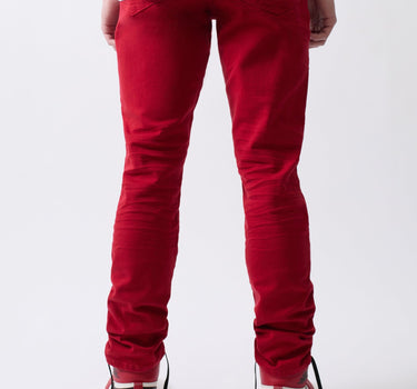 Destroyed Denim Jeans - Red