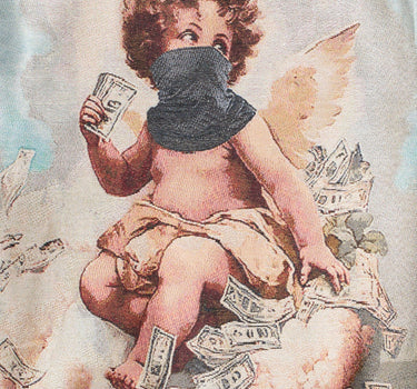 Cherub Tapestry Varsity Jacket - Khaki