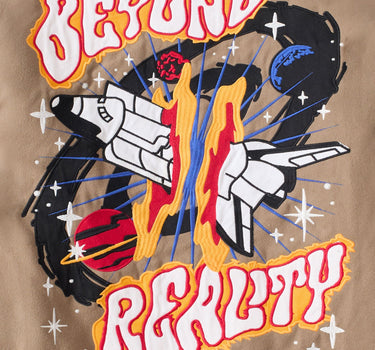 Beyond Reality Varsity Jacket PU - Khaki