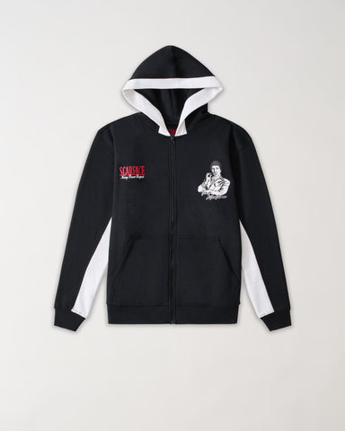 Scarface Full Zip Hoodie - Black