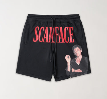 Scarface Old English Mesh Short - Black