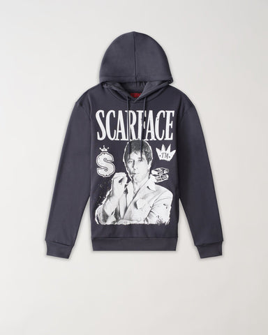 Scarface Tony Montana Oversized Hoodie - Grey