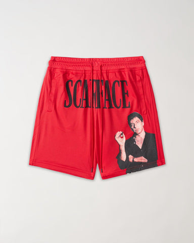 Scarface Old English Mesh Short