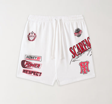 Scarface Racing Short - White