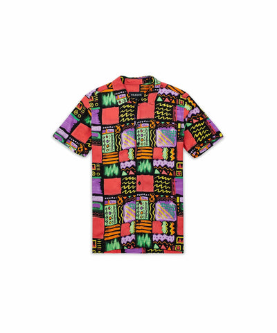 Adjust Allover Print Short Sleeve Shirt