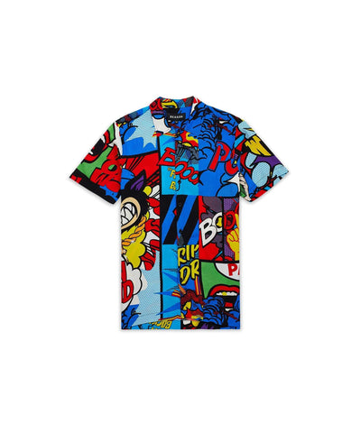 Money Drip Allover Print Short Sleeve Shirt