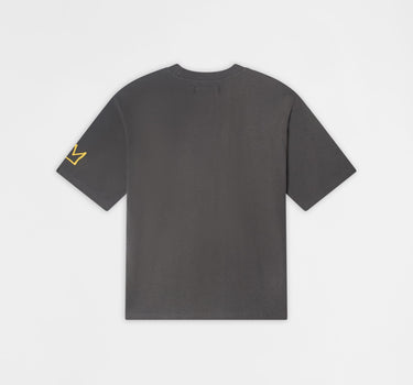 Basquiat Embroidered Tee - Grey