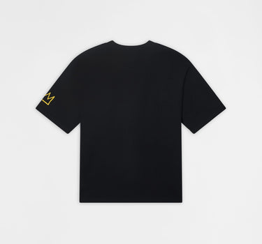 Basquiat Embroidered Tee - Black