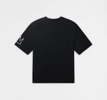 Basquiat Embroidered Tee - Black