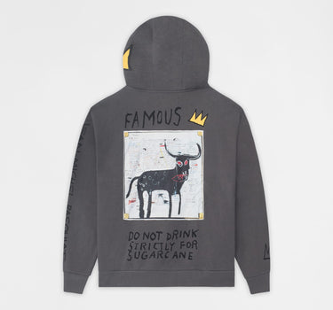 Basquiat Fleece Hoodie - Grey