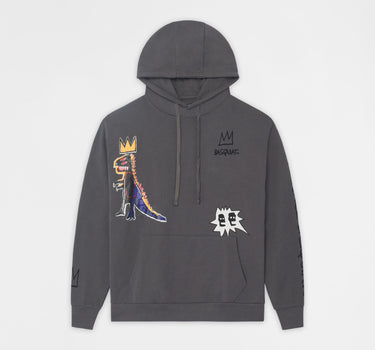 Basquiat Fleece Hoodie - Grey