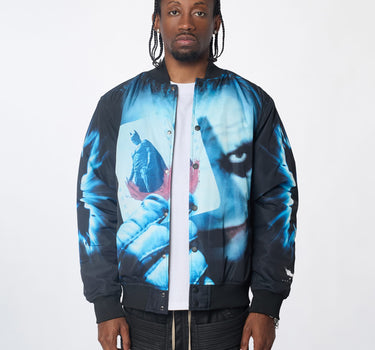 Dark Knight Varsity Jacket - Black