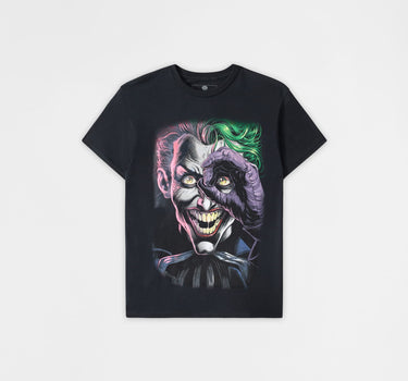 The Joker Face Heavyweight Short Sleeve Tee - Black
