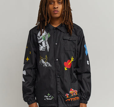 One Of A Kind Coaches Jacket - Black